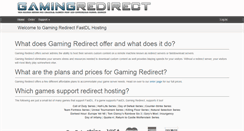 Desktop Screenshot of gamingredirect.com