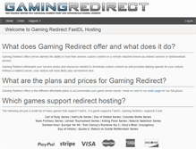 Tablet Screenshot of gamingredirect.com